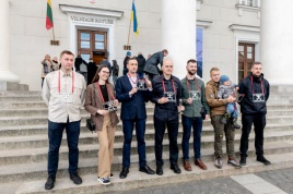 Konkurso „Lietuvos spaudos fotografija” nugalėtojai. A.Juškevičiaus nuotrauka